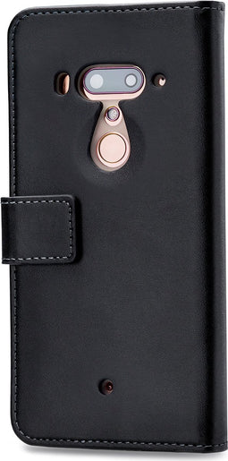 Mobilize Telefoonhoesje geschikt voor HTC U12 Plus Hoesje | Mobilize Classic Gelly Wallet Bookcase Portemonnee | Pasjeshouder voor 2 Pasjes | Telefoonhoesje voor Pinpas / OV Kaart / Rijbewijs - Zwart