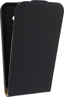 Mobilize Telefoonhoesje geschikt voor Huawei Ascend Y550 Hoesje | Mobilize Ultra Slim Flip Flipcase - Zwart