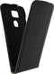 Mobilize Telefoonhoesje geschikt voor Huawei G8 Hoesje | Mobilize Classic Flip Flipcase | Pasjeshouder voor 1 Pasje | Telefoonhoesje voor Pinpas / OV Kaart / Rijbewijs - Zwart