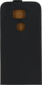Mobilize Telefoonhoesje geschikt voor Huawei G8 Hoesje | Mobilize Classic Flip Flipcase | Pasjeshouder voor 1 Pasje | Telefoonhoesje voor Pinpas / OV Kaart / Rijbewijs - Zwart