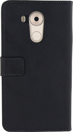 Mobilize Telefoonhoesje geschikt voor Huawei Mate 8 Hoesje | Mobilize Classic Wallet Bookcase Portemonnee | Pasjeshouder voor 2 Pasjes | Telefoonhoesje voor Pinpas / OV Kaart / Rijbewijs - Zwart