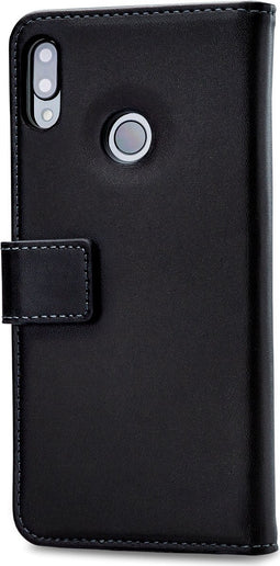 Mobilize Telefoonhoesje geschikt voor Huawei Nova 3 Hoesje | Mobilize Classic Gelly Wallet Bookcase Portemonnee | Pasjeshouder voor 2 Pasjes | Telefoonhoesje voor Pinpas / OV Kaart / Rijbewijs - Zwart