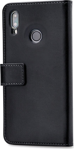 Mobilize Telefoonhoesje geschikt voor Huawei P Smart Plus (2018) Hoesje | Mobilize Classic Gelly Wallet Bookcase Portemonnee | Pasjeshouder voor 2 Pasjes | Telefoonhoesje voor Pinpas / OV Kaart / Rijbewijs - Zwart