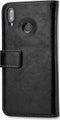 Mobilize Telefoonhoesje geschikt voor Huawei P Smart Plus (2018) Hoesje | Mobilize Elite Gelly Bookcase Portemonnee | Pasjeshouder voor 3 Pasjes | Telefoonhoesje voor Pinpas / OV Kaart / Rijbewijs - Zwart