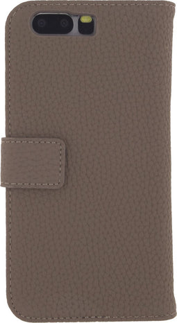 Mobilize Telefoonhoesje geschikt voor Huawei P10 Hoesje | Mobilize Elite Gelly Bookcase Portemonnee | Pasjeshouder voor 3 Pasjes | Telefoonhoesje voor Pinpas / OV Kaart / Rijbewijs - Taupe
