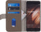 Mobilize Telefoonhoesje geschikt voor Huawei P10 Hoesje | Mobilize Elite Gelly Bookcase Portemonnee | Pasjeshouder voor 3 Pasjes | Telefoonhoesje voor Pinpas / OV Kaart / Rijbewijs - Taupe