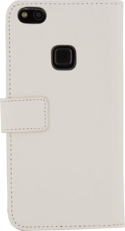 Mobilize Telefoonhoesje geschikt voor Huawei P10 Lite Hoesje | Mobilize Classic Gelly Wallet Bookcase Portemonnee | Pasjeshouder voor 2 Pasjes | Telefoonhoesje voor Pinpas / OV Kaart / Rijbewijs - Wit