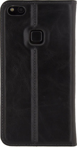Mobilize Telefoonhoesje geschikt voor Huawei P10 Lite Hoesje | Mobilize Premium Gelly Bookcase Portemonnee | Pasjeshouder voor 1 Pasje | Telefoonhoesje voor Pinpas / OV Kaart / Rijbewijs - Zwart