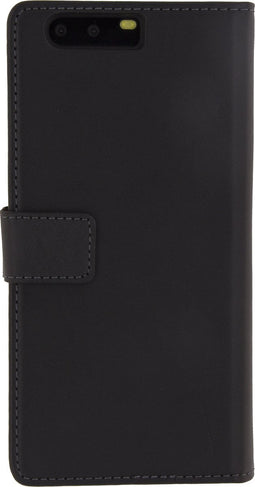 Mobilize Telefoonhoesje geschikt voor Huawei P10 Plus Hoesje | Mobilize Classic Wallet Bookcase Portemonnee | Pasjeshouder voor 2 Pasjes | Telefoonhoesje voor Pinpas / OV Kaart / Rijbewijs - Zwart