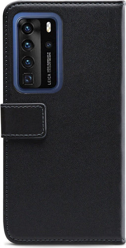 Mobilize Telefoonhoesje geschikt voor Huawei P40 Pro Plus Hoesje | Mobilize Classic Gelly Wallet Bookcase Portemonnee | Pasjeshouder voor 2 Pasjes | Telefoonhoesje voor Pinpas / OV Kaart / Rijbewijs - Zwart