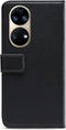 Mobilize Telefoonhoesje geschikt voor Huawei P50 Hoesje | Mobilize Classic Gelly Wallet Bookcase Portemonnee | Pasjeshouder voor 2 Pasjes | Telefoonhoesje voor Pinpas / OV Kaart / Rijbewijs - Zwart