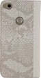 Mobilize Telefoonhoesje geschikt voor Huawei P8 Lite (2017) Hoesje | Mobilize Premium Gelly Bookcase Portemonnee | Pasjeshouder voor 2 Pasjes | Telefoonhoesje voor Pinpas / OV Kaart / Rijbewijs - Snake Light Grey | Grijs