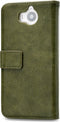 Mobilize Telefoonhoesje geschikt voor Huawei Y5 (2017) Hoesje | Mobilize Elite Gelly Bookcase Portemonnee | Pasjeshouder voor 3 Pasjes | Telefoonhoesje voor Pinpas / OV Kaart / Rijbewijs - Groen
