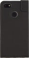 Mobilize Telefoonhoesje geschikt voor Huawei Y6 Pro (2017) Hoesje | Mobilize Classic Gelly Flipcase | Pasjeshouder voor 1 Pasje | Telefoonhoesje voor Pinpas / OV Kaart / Rijbewijs - Zwart