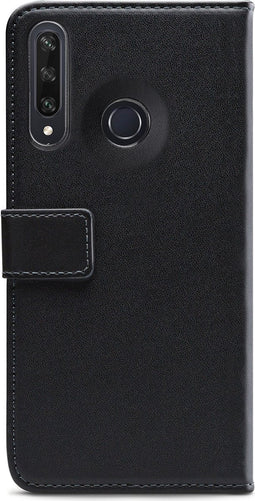 Mobilize Telefoonhoesje geschikt voor Huawei Y6p Hoesje | Mobilize Classic Gelly Wallet Bookcase Portemonnee | Pasjeshouder voor 2 Pasjes | Telefoonhoesje voor Pinpas / OV Kaart / Rijbewijs - Zwart