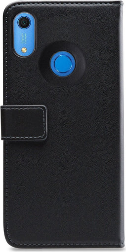 Mobilize Telefoonhoesje geschikt voor Huawei Y6s Hoesje | Mobilize Classic Gelly Wallet Bookcase Portemonnee | Pasjeshouder voor 2 Pasjes | Telefoonhoesje voor Pinpas / OV Kaart / Rijbewijs - Zwart