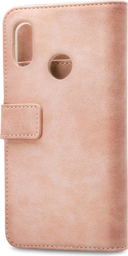 Mobilize Telefoonhoesje geschikt voor Huawei Y7 (2019) Hoesje | Mobilize Elite Gelly Bookcase | Pasjeshouder voor 3 Pasjes | Telefoonhoesje voor Pinpas / OV Kaart / Rijbewijs - Soft Pink | Roze