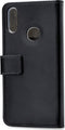 Mobilize Telefoonhoesje geschikt voor Huawei Y7 (2019) Hoesje | Mobilize Classic Gelly Wallet Bookcase Portemonnee | Pasjeshouder voor 2 Pasjes | Telefoonhoesje voor Pinpas / OV Kaart / Rijbewijs - Zwart