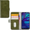 Mobilize Telefoonhoesje geschikt voor Huawei Y7 (2019) Hoesje | Mobilize Elite Gelly Bookcase | Pasjeshouder voor 3 Pasjes | Telefoonhoesje voor Pinpas / OV Kaart / Rijbewijs - Groen