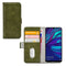 Mobilize Telefoonhoesje geschikt voor Huawei Y7 (2019) Hoesje | Mobilize Elite Gelly Bookcase | Pasjeshouder voor 3 Pasjes | Telefoonhoesje voor Pinpas / OV Kaart / Rijbewijs - Groen