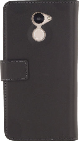 Mobilize Telefoonhoesje geschikt voor Huawei Y7 Prime (2017) Hoesje | Mobilize Classic Gelly Wallet Bookcase Portemonnee | Pasjeshouder voor 2 Pasjes | Telefoonhoesje voor Pinpas / OV Kaart / Rijbewijs - Zwart