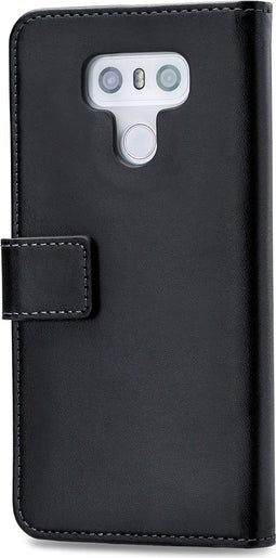 Mobilize Telefoonhoesje geschikt voor LG G6 Hoesje | Mobilize Classic Gelly Wallet Bookcase Portemonnee | Pasjeshouder voor 2 Pasjes | Telefoonhoesje voor Pinpas / OV Kaart / Rijbewijs - Zwart