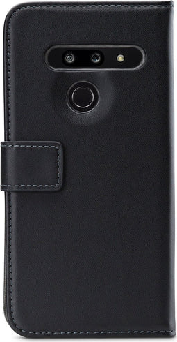 Mobilize Telefoonhoesje geschikt voor LG G8 ThinQ Hoesje | Mobilize Classic Gelly Wallet Bookcase Portemonnee | Pasjeshouder voor 2 Pasjes | Telefoonhoesje voor Pinpas / OV Kaart / Rijbewijs - Zwart