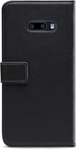 Mobilize Telefoonhoesje geschikt voor LG G8X ThinQ Hoesje | Mobilize Classic Gelly Wallet Bookcase Portemonnee | Pasjeshouder voor 2 Pasjes | Telefoonhoesje voor Pinpas / OV Kaart / Rijbewijs - Zwart