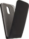 Mobilize Telefoonhoesje geschikt voor LG K10 (2017) Hoesje | Mobilize Classic Gelly Flipcase | Pasjeshouder voor 1 Pasje | Telefoonhoesje voor Pinpas / OV Kaart / Rijbewijs - Zwart