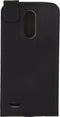 Mobilize Telefoonhoesje geschikt voor LG K10 (2017) Hoesje | Mobilize Classic Gelly Flipcase | Pasjeshouder voor 1 Pasje | Telefoonhoesje voor Pinpas / OV Kaart / Rijbewijs - Zwart