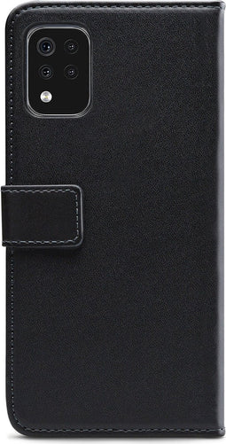 Mobilize Telefoonhoesje geschikt voor LG K42 Hoesje | Mobilize Classic Gelly Wallet Bookcase Portemonnee | Pasjeshouder voor 2 Pasjes | Telefoonhoesje voor Pinpas / OV Kaart / Rijbewijs - Zwart
