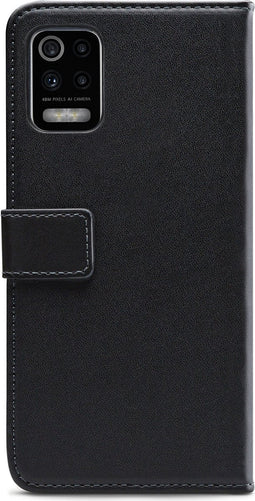 Mobilize Telefoonhoesje geschikt voor LG K52 Hoesje | Mobilize Classic Gelly Wallet Bookcase Portemonnee | Pasjeshouder voor 2 Pasjes | Telefoonhoesje voor Pinpas / OV Kaart / Rijbewijs - Zwart