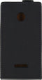 Mobilize Telefoonhoesje geschikt voor Microsoft Lumia 435 Hoesje | Mobilize Flip Case Flipcase - Zwart
