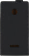 Mobilize Telefoonhoesje geschikt voor Microsoft Lumia 435 Hoesje | Mobilize Flip Case Flipcase - Zwart