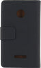 Mobilize Telefoonhoesje geschikt voor Microsoft Lumia 532 Hoesje | Mobilize Classic Wallet Bookcase Portemonnee | Pasjeshouder voor 2 Pasjes | Telefoonhoesje voor Pinpas / OV Kaart / Rijbewijs - Zwart