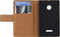 Mobilize Telefoonhoesje geschikt voor Microsoft Lumia 532 Hoesje | Mobilize Classic Wallet Bookcase Portemonnee | Pasjeshouder voor 2 Pasjes | Telefoonhoesje voor Pinpas / OV Kaart / Rijbewijs - Zwart