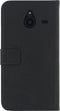 Mobilize Telefoonhoesje geschikt voor Microsoft Lumia 640 XL Hoesje | Mobilize Classic Gelly Wallet Bookcase Portemonnee | Pasjeshouder voor 2 Pasjes | Telefoonhoesje voor Pinpas / OV Kaart / Rijbewijs - Zwart