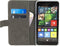 Mobilize Telefoonhoesje geschikt voor Microsoft Lumia 640 XL Hoesje | Mobilize Classic Gelly Wallet Bookcase Portemonnee | Pasjeshouder voor 2 Pasjes | Telefoonhoesje voor Pinpas / OV Kaart / Rijbewijs - Zwart