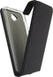 Mobilize Telefoonhoesje geschikt voor Microsoft Lumia 650 Hoesje | Mobilize Classic Gelly Flipcase | Pasjeshouder voor 1 Pasje | Telefoonhoesje voor Pinpas / OV Kaart / Rijbewijs - Zwart