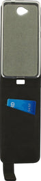 Mobilize Telefoonhoesje geschikt voor Microsoft Lumia 650 Hoesje | Mobilize Classic Gelly Flipcase | Pasjeshouder voor 1 Pasje | Telefoonhoesje voor Pinpas / OV Kaart / Rijbewijs - Zwart