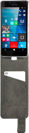 Mobilize Telefoonhoesje geschikt voor Microsoft Lumia 950 Hoesje | Mobilize Classic Gelly Bookcase Portemonnee | Pasjeshouder voor 1 Pasje | Telefoonhoesje voor Pinpas / OV Kaart / Rijbewijs - Zwart