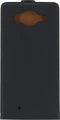 Mobilize Telefoonhoesje geschikt voor Microsoft Lumia 950 Hoesje | Mobilize Classic Flip Flipcase | Pasjeshouder voor 1 Pasje | Telefoonhoesje voor Pinpas / OV Kaart / Rijbewijs - Zwart