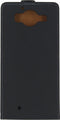 Mobilize Telefoonhoesje geschikt voor Microsoft Lumia 950 Hoesje | Mobilize Classic Flip Flipcase | Pasjeshouder voor 1 Pasje | Telefoonhoesje voor Pinpas / OV Kaart / Rijbewijs - Zwart