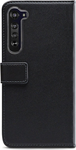 Mobilize Telefoonhoesje geschikt voor Motorola Edge (2020) Hoesje | Mobilize Classic Gelly Wallet Bookcase Portemonnee | Pasjeshouder voor 2 Pasjes | Telefoonhoesje voor Pinpas / OV Kaart / Rijbewijs - Zwart