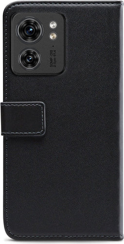 Mobilize Telefoonhoesje geschikt voor Motorola Edge 40 Hoesje | Mobilize Classic Gelly Wallet Bookcase Portemonnee | Pasjeshouder voor 2 Pasjes | Telefoonhoesje voor Pinpas / OV Kaart / Rijbewijs - Zwart