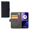 Mobilize Telefoonhoesje geschikt voor Motorola Edge 40 Hoesje | Mobilize Classic Gelly Wallet Bookcase Portemonnee | Pasjeshouder voor 2 Pasjes | Telefoonhoesje voor Pinpas / OV Kaart / Rijbewijs - Zwart