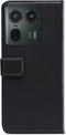 Mobilize Telefoonhoesje geschikt voor Motorola Edge 50 Ultra Hoesje | Mobilize Classic Gelly Wallet Bookcase Portemonnee | Pasjeshouder voor 2 Pasjes | Telefoonhoesje voor Pinpas / OV Kaart / Rijbewijs - Zwart
