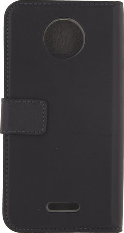 Mobilize Telefoonhoesje geschikt voor Motorola Moto C Plus Hoesje | Mobilize Classic Gelly Wallet Bookcase Portemonnee | Pasjeshouder voor 2 Pasjes | Telefoonhoesje voor Pinpas / OV Kaart / Rijbewijs - Zwart
