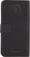 Mobilize Telefoonhoesje geschikt voor Motorola Moto C Plus Hoesje | Mobilize Classic Gelly Wallet Bookcase Portemonnee | Pasjeshouder voor 2 Pasjes | Telefoonhoesje voor Pinpas / OV Kaart / Rijbewijs - Zwart