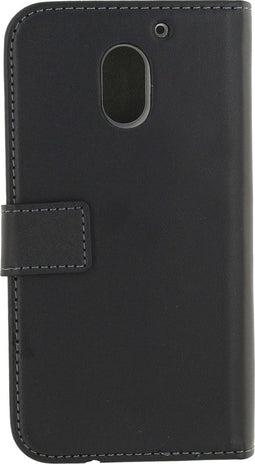 Mobilize Telefoonhoesje geschikt voor Motorola Moto E 3rd Gen. Hoesje | Mobilize Classic Gelly Wallet Bookcase Portemonnee | Pasjeshouder voor 2 Pasjes | Telefoonhoesje voor Pinpas / OV Kaart / Rijbewijs - Zwart